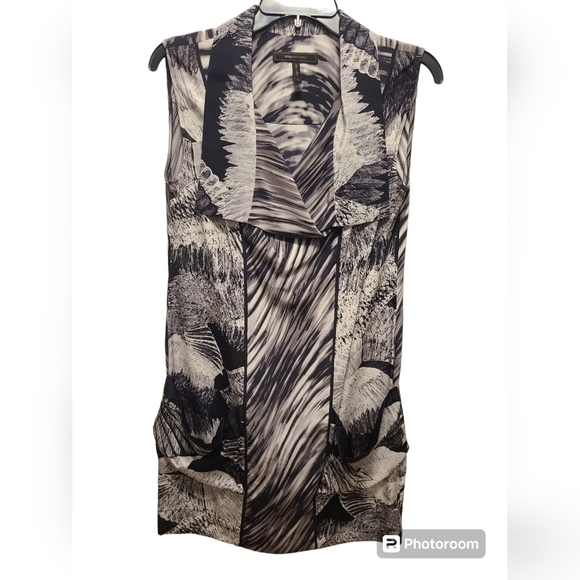 BCBGMAXAZRIA IZA 100%SILK DRESS size XS - Picture 4 of 10